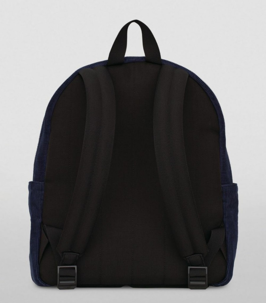 Men * | Cheap Saint Laurent Corduroy Nuxx Logo Backpack 4394 Backpacks