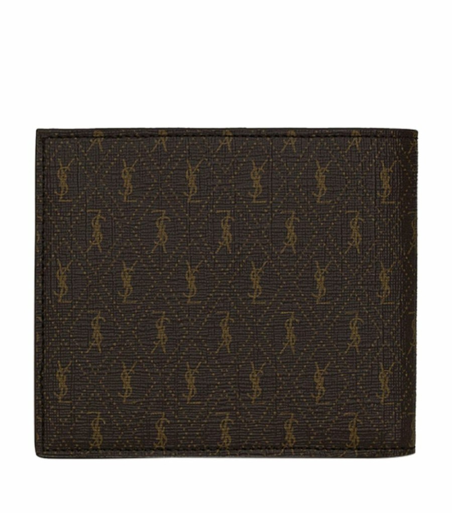 Men * | Promo Saint Laurent Monogram Bifold Wallet 2166 Wallets