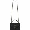 Women * | Coupon Saint Laurent 1000 Mg Collge M Calf Qlt Top Handle Bags