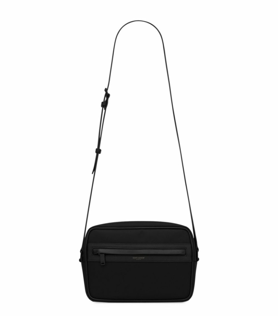 Men * | Discount Saint Laurent Camp Messenger Bag 1000 Messenger Bags