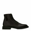 Men * | Brand New Saint Laurent Leather Army Boots 1000 Lace Up Boots