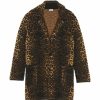 Men * | Budget Saint Laurent Leopard Print Coat 1262 Pea Coats