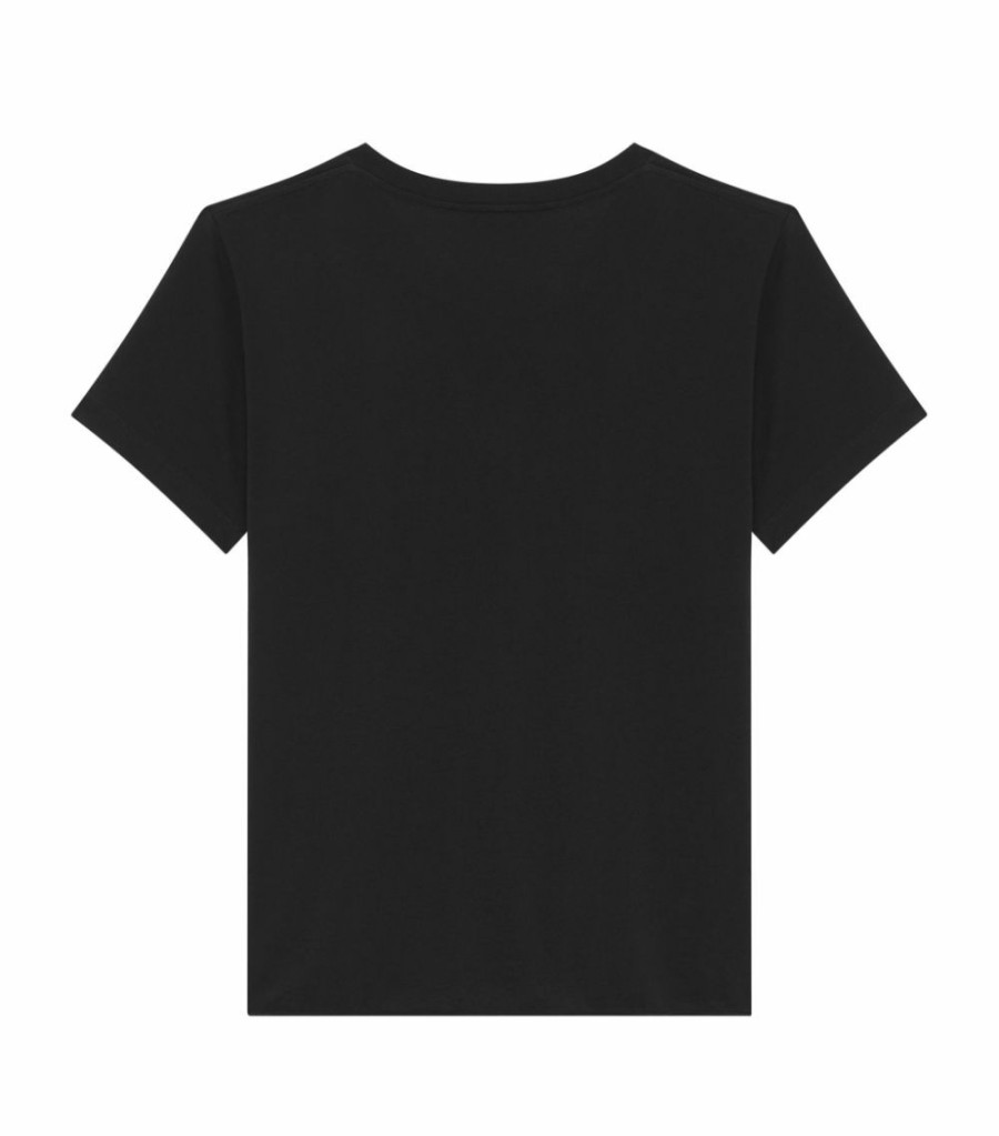 Women * | Brand New Saint Laurent Signature Logo T-Shirt 9787 T-Shirts