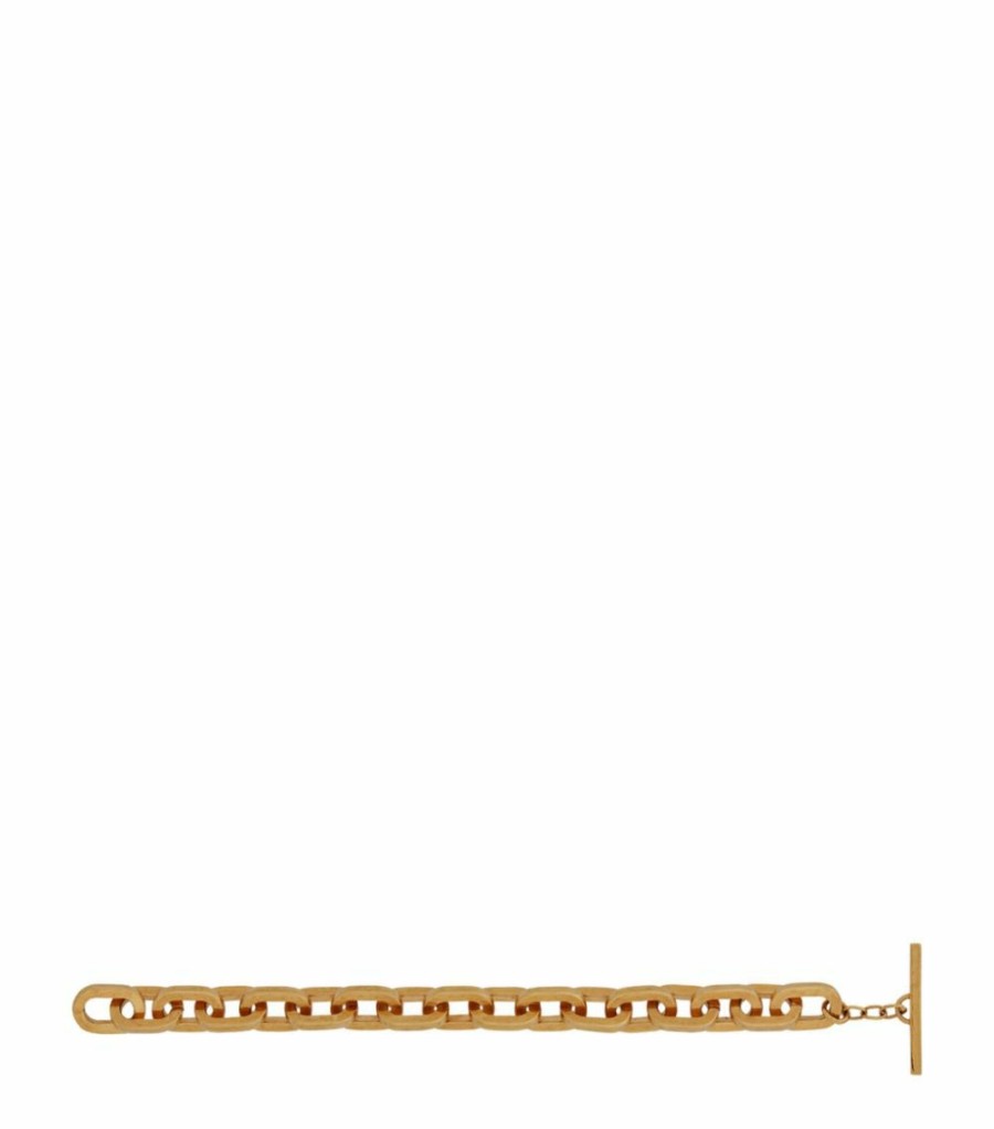 Jewellery & Watches * | Coupon Saint Laurent Squared Chain Bracelet 8060 Bracelets