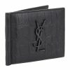 Men * | Best Sale Saint Laurent Monogram Money Clip Card Holder 1000 Cardholders