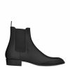 Men * | Buy Saint Laurent Leather Wyatt Chelsea Boots 1000