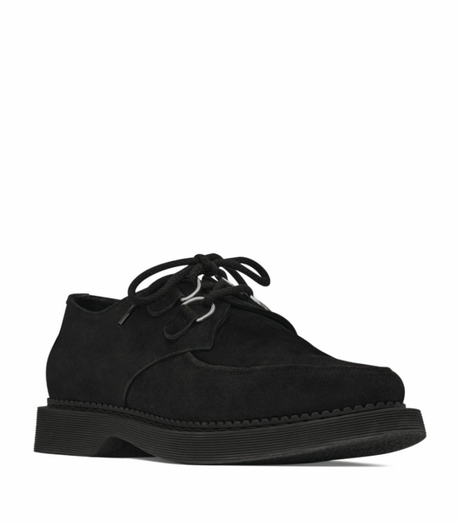 Men * | Buy Saint Laurent Leather Teddy Derby Shoes 1000 Smart Shoes