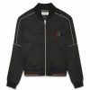 Men * | Best Deal Saint Laurent Embroidered Bomber Jacket 1000 Bomber Jackets