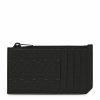 Men * | Best Pirce Saint Laurent Leather Fragments Card Case 1000 Cardholders