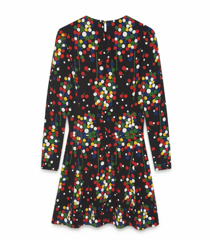 Women * | Cheap Saint Laurent Confetti Print Mini Dress 1872 Mini Dresses