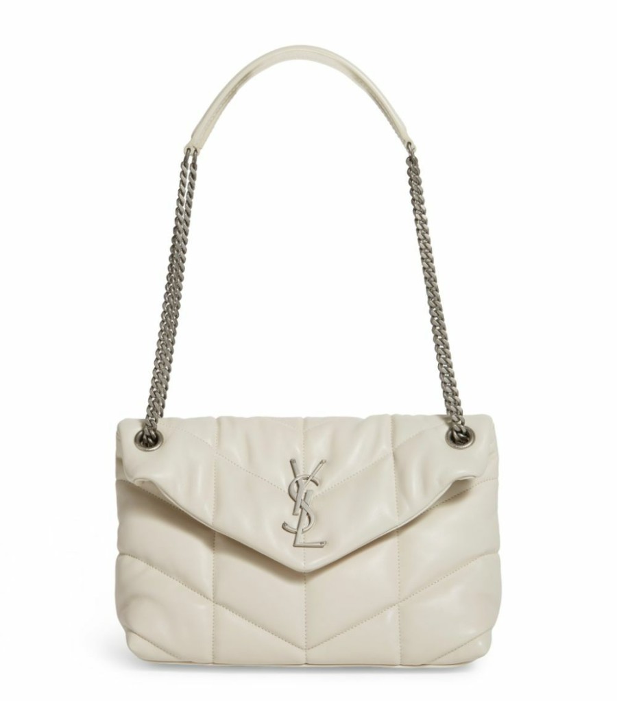 Women * | Top 10 Saint Laurent Small Loulou Puffer Matelasse Shoulder Bag 9207 Shoulder Bags