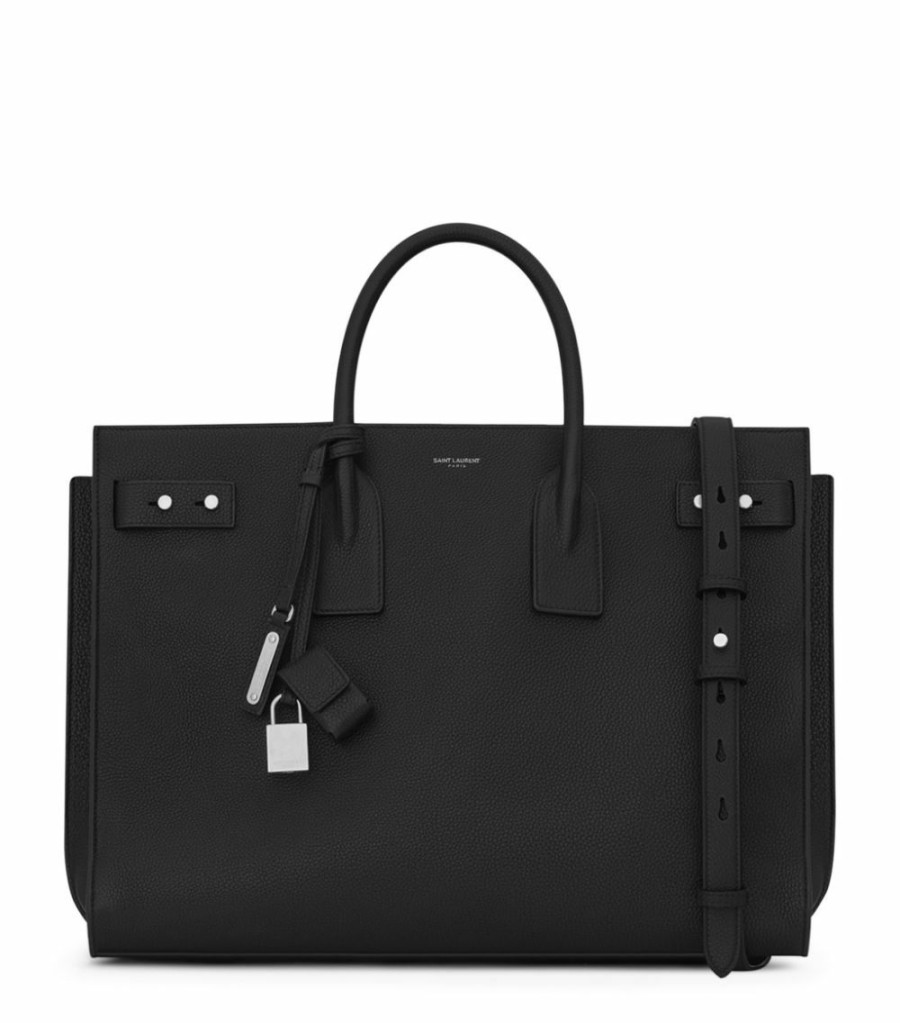 Men * | Cheapest Saint Laurent Sac De Jour Tote Bag 4147 Holdalls