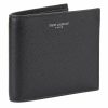 Men * | Wholesale Saint Laurent Grained Leather Bifold Wallet 1000 Wallets