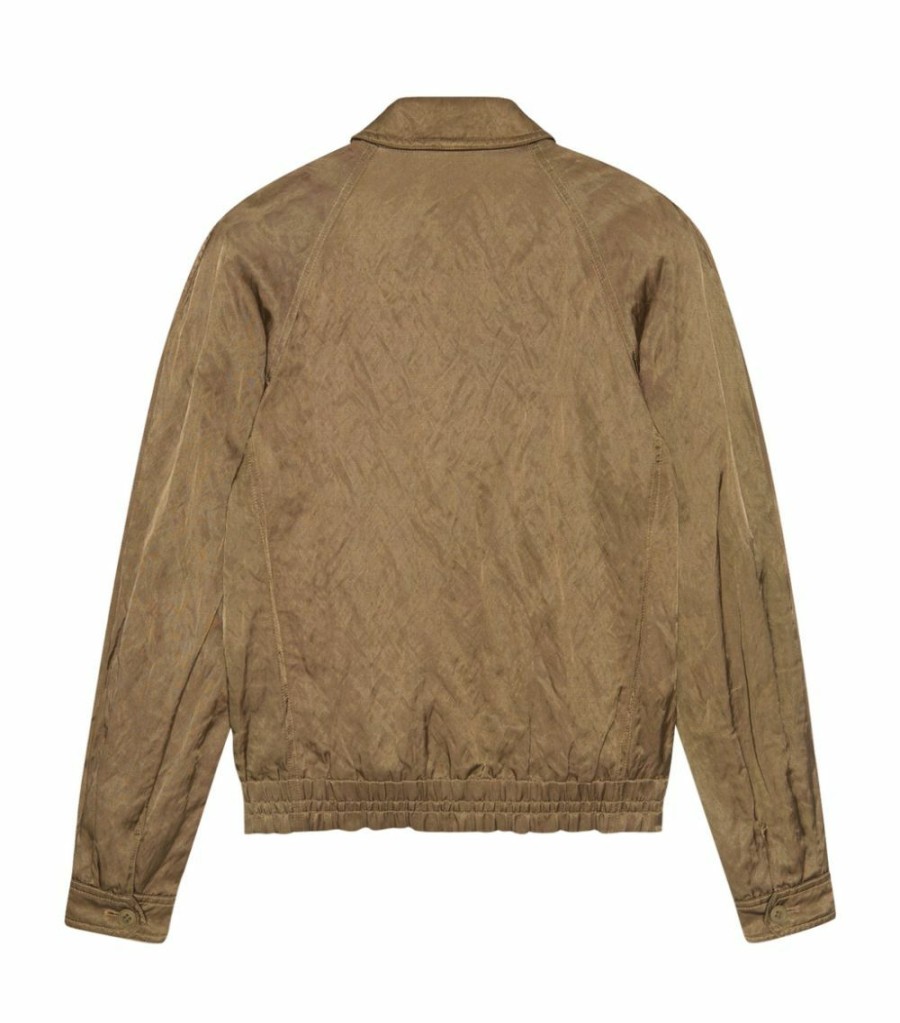 Men * | Top 10 Saint Laurent Metallic Jacket 3171 Field Jackets