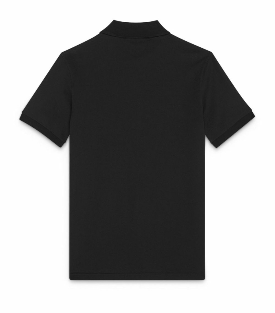 Men * | Buy Saint Laurent Cotton Polo Shirt 1000 Polo Shirts