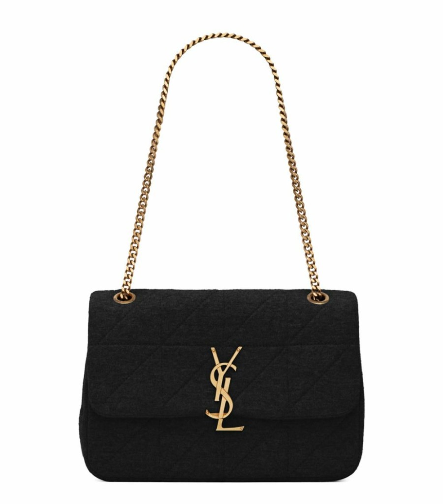 Women * | Deals Saint Laurent Medium Jamie Jersey Shoulder Bag 1000 Shoulder Bags