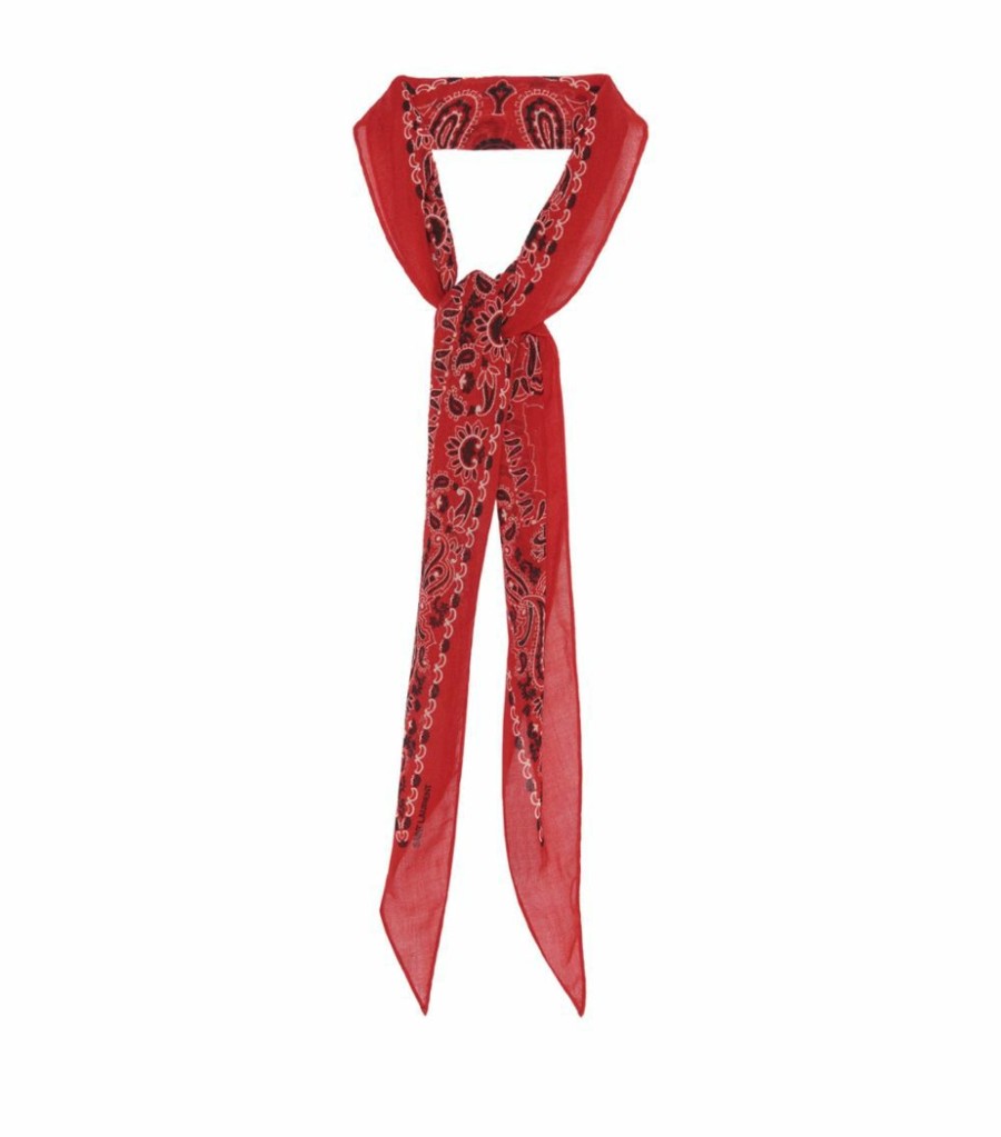 Women * | Deals Saint Laurent Paisley Bandana 6460 Scarves