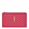 Women * | Wholesale Saint Laurent Monogram Matelasse Bill Pouch 5526 Wallets