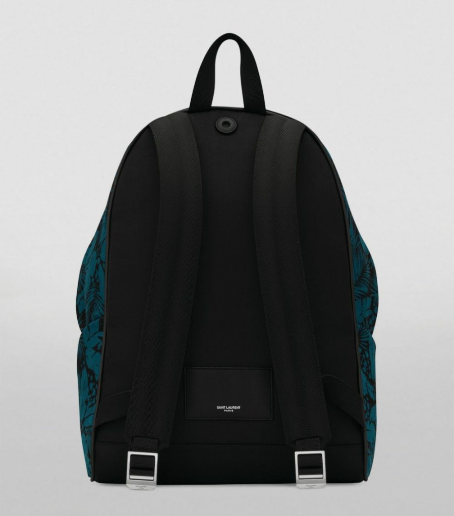 Men * | Promo Saint Laurent Printed City Backpack 1097 Backpacks