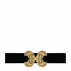 Women * | Hot Sale Saint Laurent Suede Butterfly Buckle Belt 1000 Belts