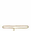 Women * | Discount Saint Laurent Chain-Link Belt 8892 Belts