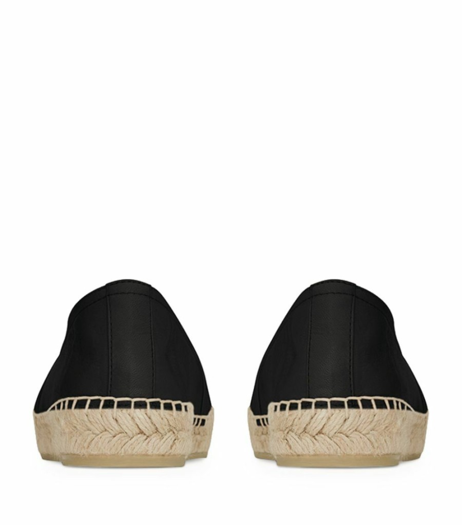 Women * | Buy Saint Laurent Leather Espadrilles 1000