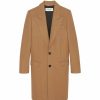 Men * | Deals Saint Laurent Cashmere Single-Breasted Coat 2612 Winter Coats