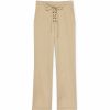 Women * | Coupon Saint Laurent Lace-Up Trousers 9520 Tailored Trousers