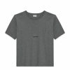 Men * | Flash Sale Saint Laurent Logo T-Shirt 1403 Logo T-Shirts