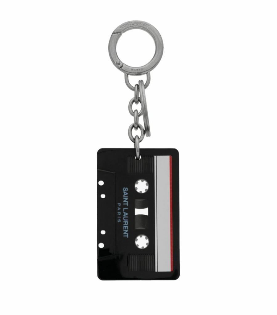 Jewellery & Watches * | Flash Sale Saint Laurent Cassette Keychain 1009 Rings