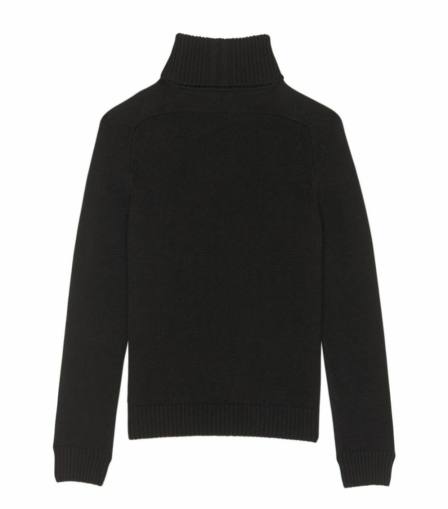 Men * | Promo Saint Laurent Cashmere Rollneck Sweater 1000 Jumpers