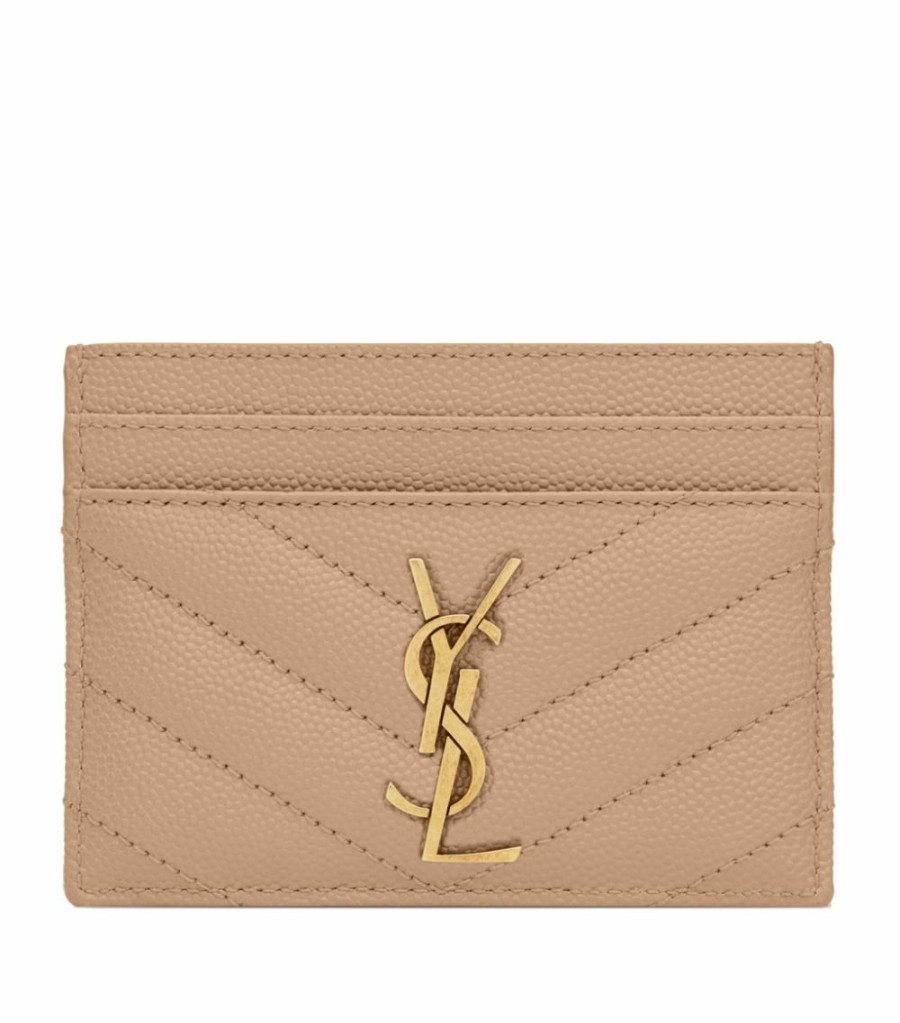 Women * | Discount Saint Laurent Joan Matelasse Card Holder 2721 Card Holders