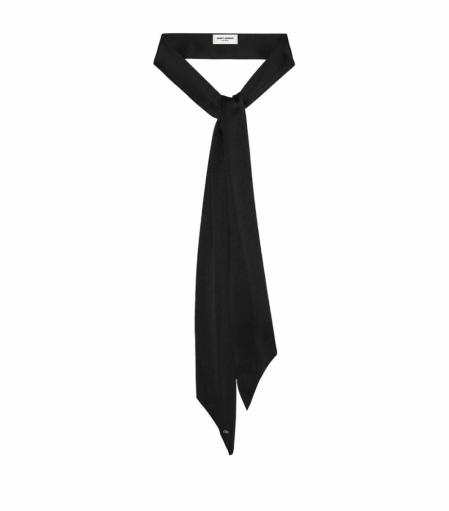 Women * | Brand New Saint Laurent Silk Scarf 1000 Scarves