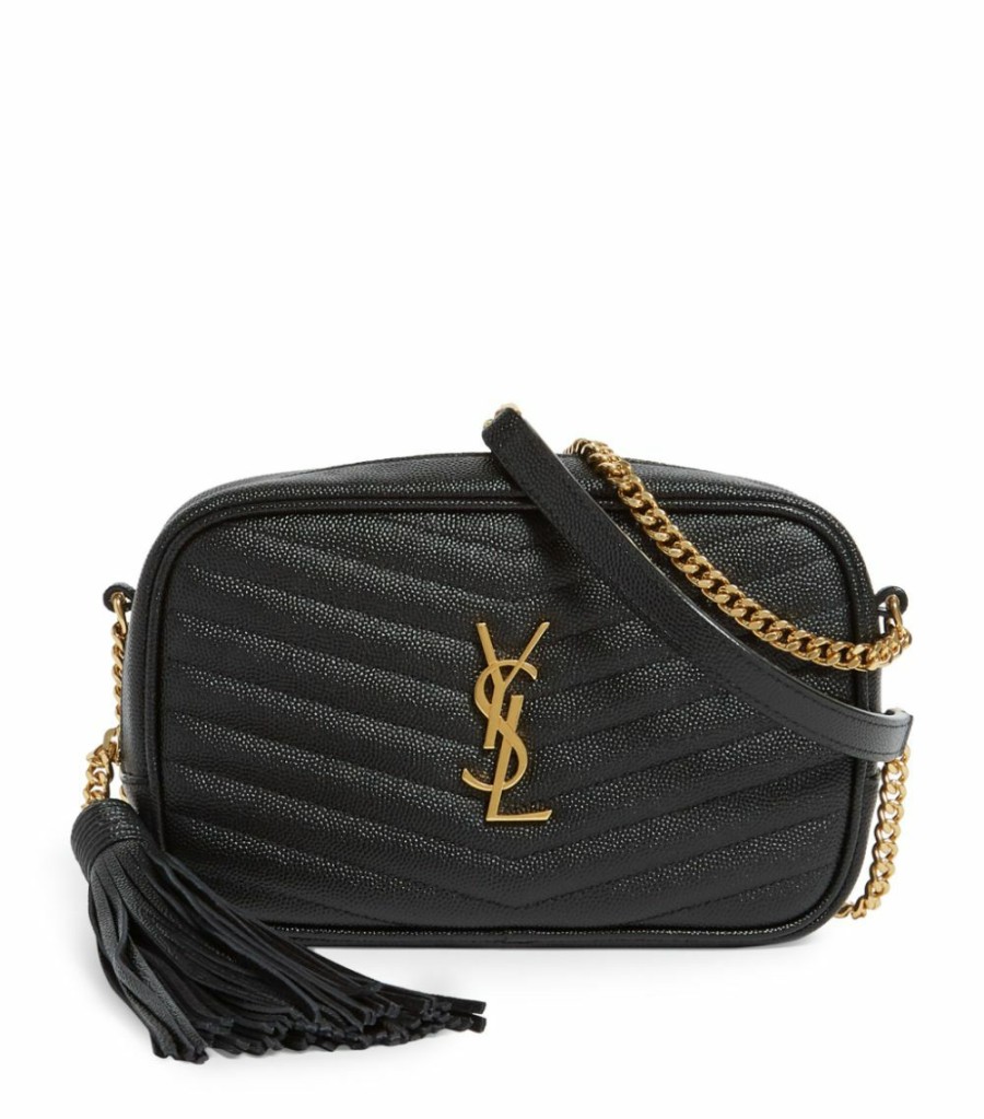 Women * | Coupon Saint Laurent Mini Lou Matelasse Camera Bag 1000 Crossbody Bags