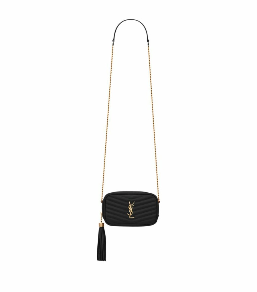 Women * | Coupon Saint Laurent Mini Lou Matelasse Camera Bag 1000 Crossbody Bags