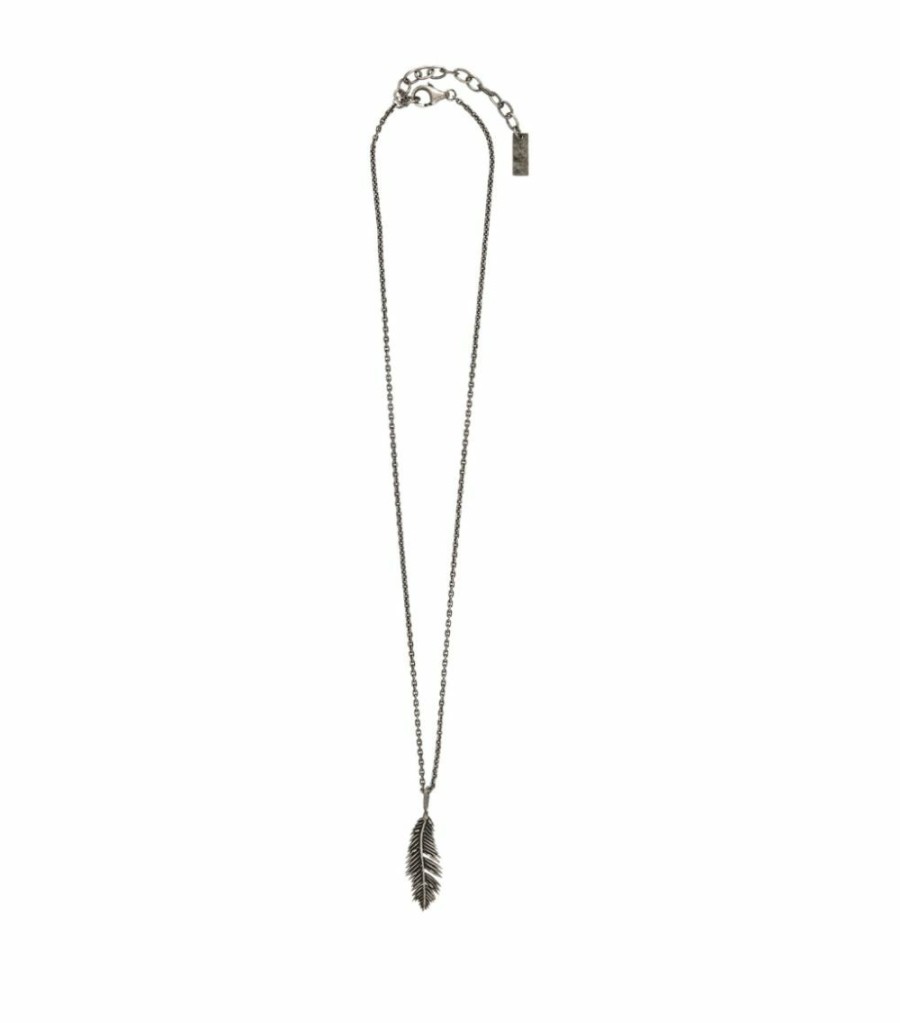 Jewellery & Watches * | Best Pirce Saint Laurent Palm Leaf Pendant Necklace 8142 Necklaces