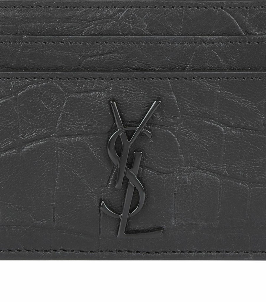 Men * | Best Pirce Saint Laurent Monogram Card Holder 1000 Cardholders