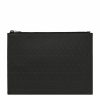 Men * | Hot Sale Saint Laurent Leather Zipped Tablet Holder 1000 Phone Cases