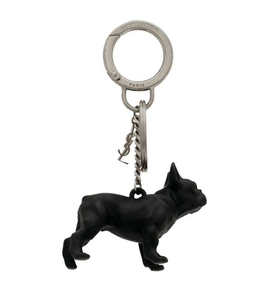 Jewellery & Watches * | Flash Sale Saint Laurent Bulldog Keychain 1009 Rings