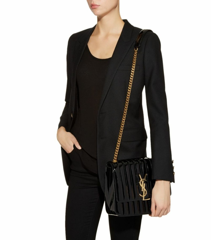 Women * | Coupon Saint Laurent Large Vicky Shoulder Bag 1000 Shoulder Bags