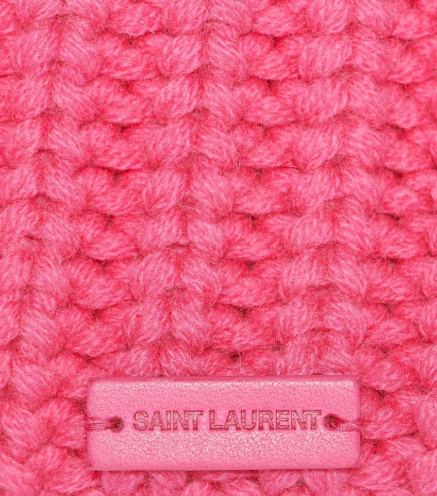 Women * | Cheap Saint Laurent Cashmere Beanie 5600 Beanies