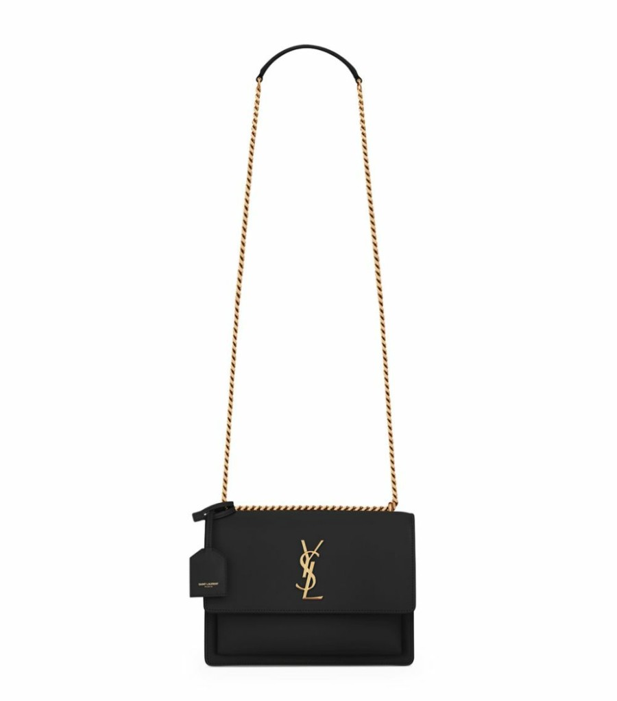 Women * | Brand New Saint Laurent 1000 Mg Snset M Calf Shoulder Bags