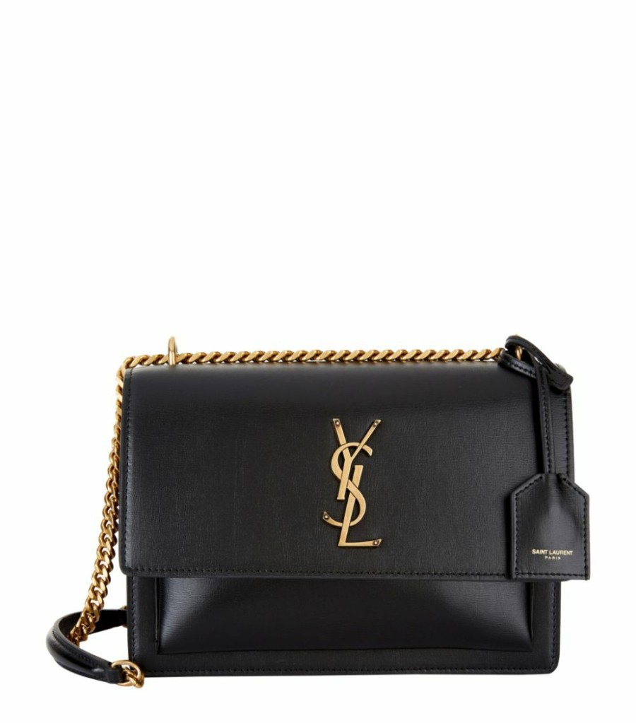 Women * | Brand New Saint Laurent 1000 Mg Snset M Calf Shoulder Bags