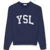 Men * | Wholesale Saint Laurent Logo Sweatshirt 4201 Printed T-Shirts