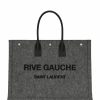 Men * | Promo Saint Laurent Large Rive Gauche Tote Bag 1160 Messenger Bags