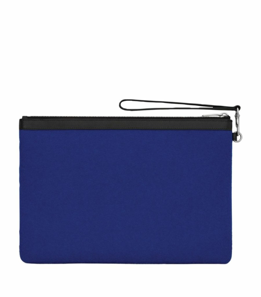 Men * | Promo Saint Laurent Rive Gauch Pouch 4363 Pouches