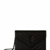 Women * | Hot Sale Envelope Monogram Saint Laurent Matelasse Chain Wallet 1000 Crossbody Bags