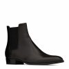 Men * | Brand New Saint Laurent Leather Wyatt Chelsea Boots 2704