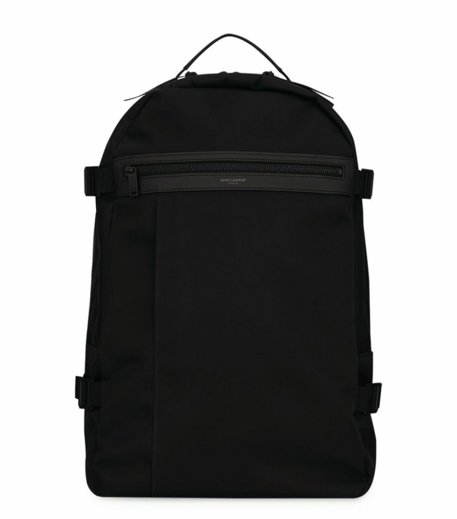 Men * | Cheapest Saint Laurent City Backpack 1000 Backpacks