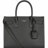 Women * | Flash Sale Saint Laurent Baby Sac De Jour Grained Leather Tote Bag 1000 Tote Bags